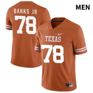Texas Longhorns Men's #78 Kelvin Banks Jr Authentic Orange NIL 2022 College Football Jersey RJZ53P2G